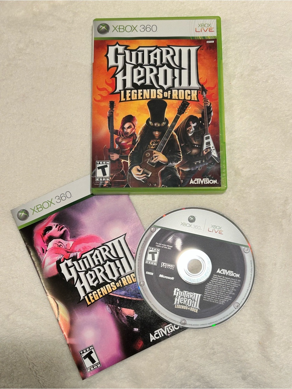 Microsoft Xbox 360 Guitar Hero III: Legends of Rock